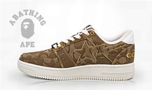 A bathing Ape STA Low Coach Beige